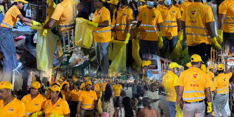 Watawala Tea Joins Kandy Clean-Up Effort During Esala Perahera