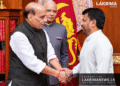 Picture of President meeting the Indian Minister of Defence