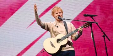 Six Ed Sheeran crew workers rushed to hospital after being hit by a piece of stage equipment at Detroit show