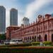 A picture showing the historic and urbans sides of Colombo