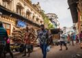 People walking the pettah street
