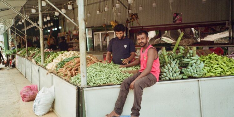 sri lankan market prices and two local looking through