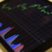 stock exchanges on a tab