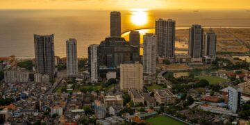 sunrise in colombo